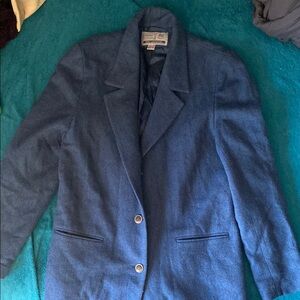 Blue Blazer with Button Details